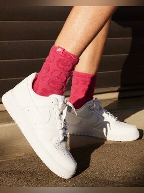 Nike Air Force 1 Low Triple White AF1 Sneakers Sz 7Y Womens 8.5–9 Leather